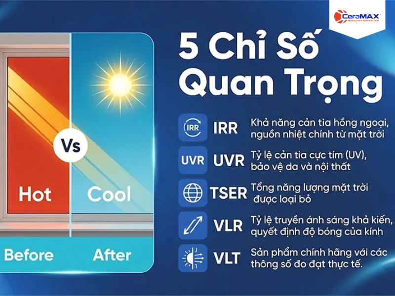 Giải pháp chống nóng nhà kính với phim siêu cách nhiệt CeraMAX