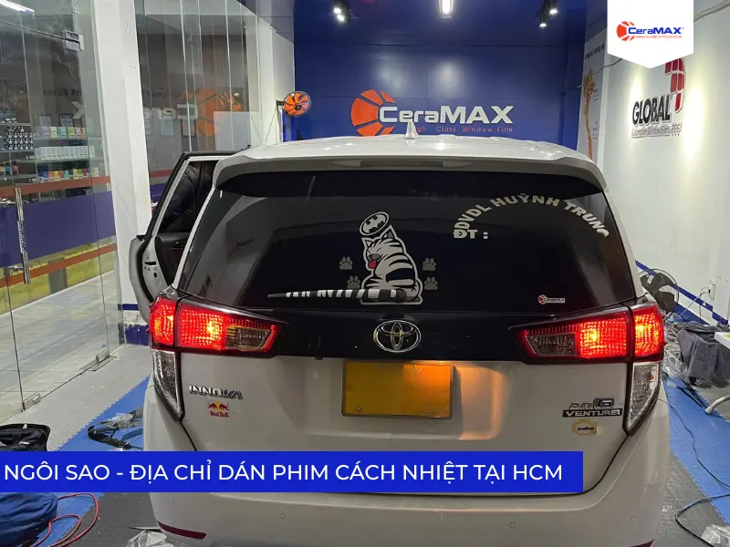 Địa chỉ dán phim cách nhiệt ô tô tại HCM - Ngôi Sao