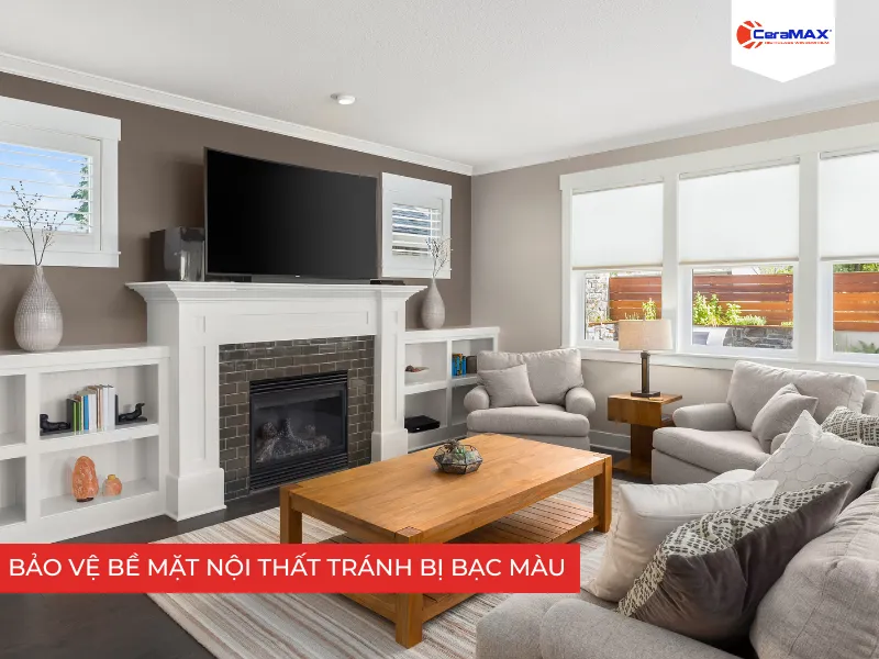 Bảo vệ bề mặt nội thất khỏi sự tác động của ánh nắng mặt trời