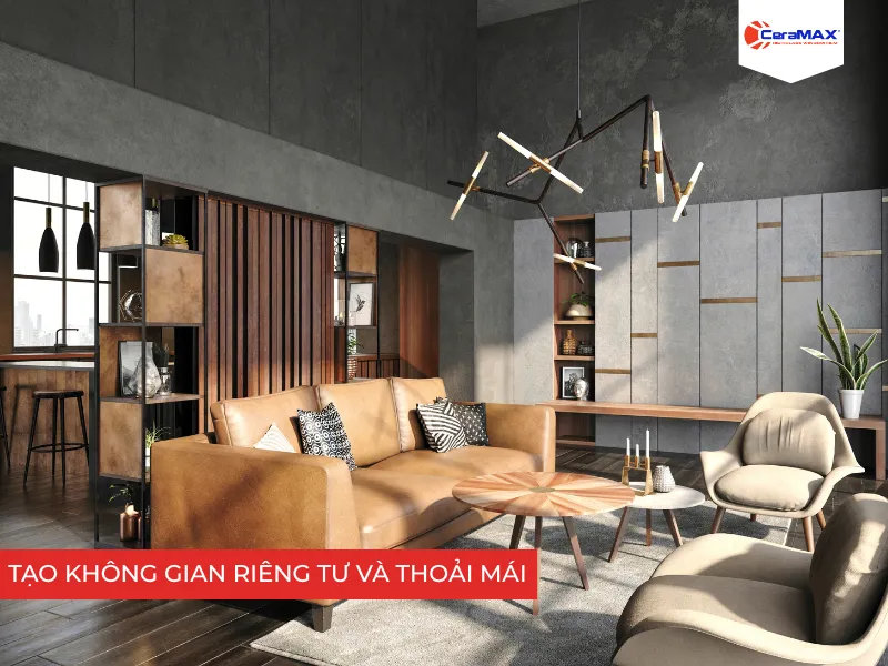 Tạo không gian riêng tư và thoải mái khỏi sự dòm ngó của ánh mắt tò mò bên ngoài