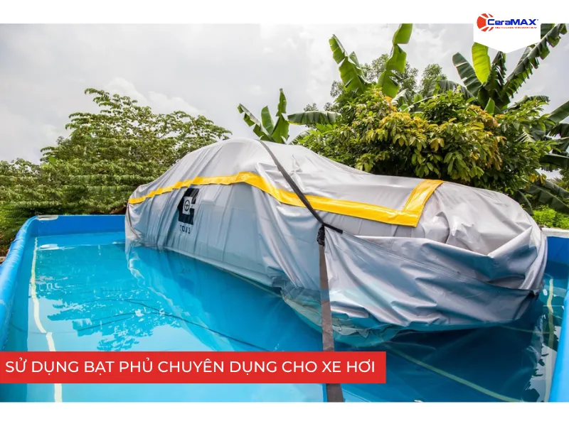 Tránh ngập nước hệ thống xe với bạt bảo vệ xe