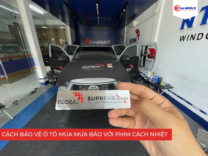 Bảo vệ tầm nhìn cầm lái rõ ràng với phim cách nhiệt cao cấp