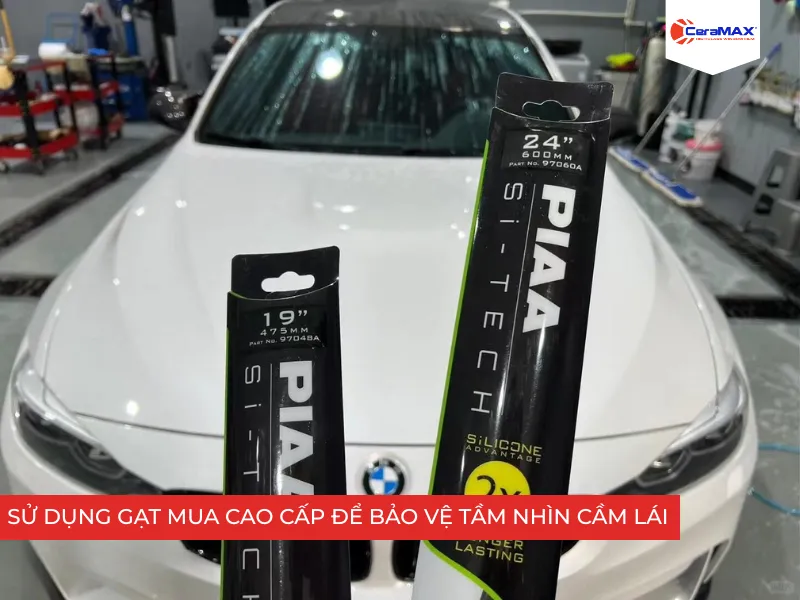 Bảo vệ tầm nhìn cầm lái rõ ràng với gạt mưa ô tô cao cấp