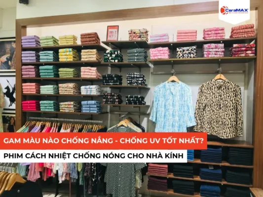 Gam màu nào chống nắng tốt nhất?