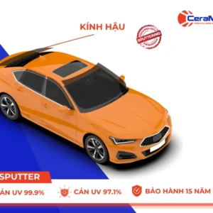 Dán phim cách nhiệt Sputter cho xe 4 chỗ kính hậu