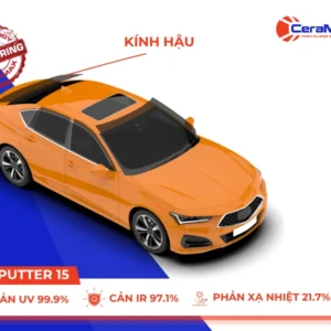 Dán phim cách nhiệt Sputter cho xe 4 chỗ kính hậu