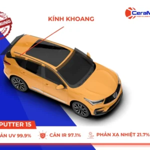 Dán phim cách nhiệt Sputter cho xe 7 chỗ kính khoang