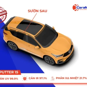 Dán phim cách nhiệt Sputter cho xe 7 chỗ sườn sau