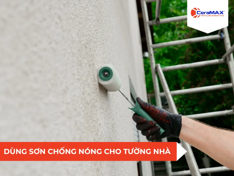 Chống nóng mặt tiền nhà hướng tây bằng sơn chuyên dụng