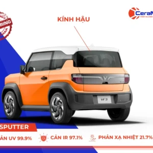 Dán phim cách nhiệt SPUTTER kính hậu