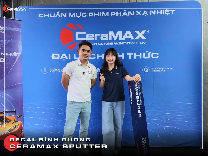 Decal Bình Dương chính thức triển khai phim cách nhiệt CeraMAX Sputter