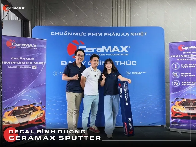 Decal Bình Dương chính thức triển khai phim cách nhiệt CeraMAX Sputter