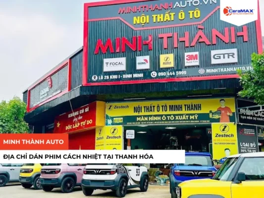 Địa chỉ dán phim cách nhiệt CeraMAX chính hãng tại Thanh Hóa