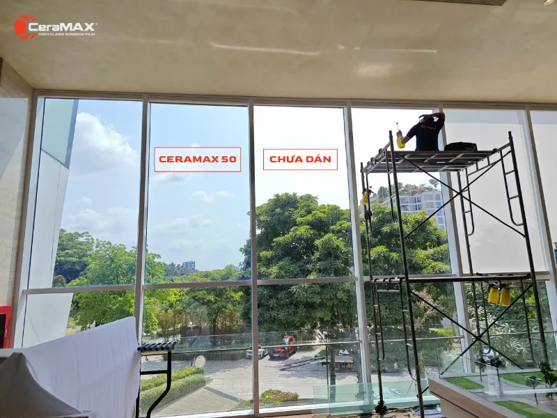 CeraMAX 50 mã phim cách nhiệt có hiệu năng cản 99.9% tia UV có hại