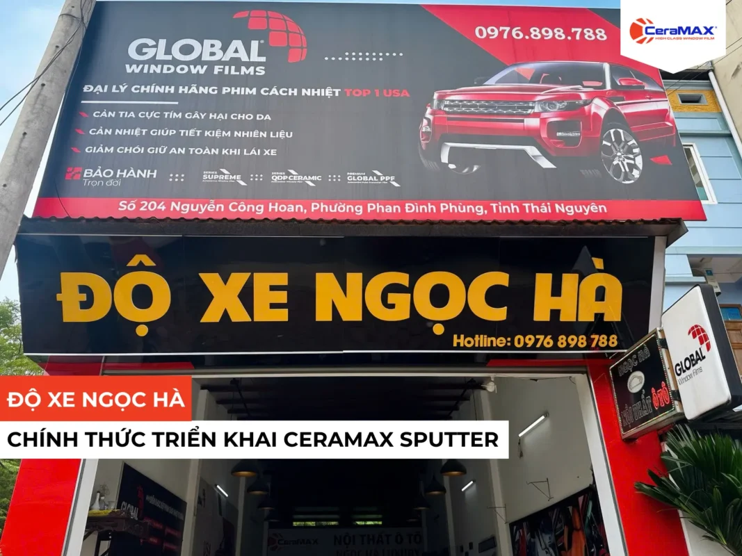 Độ xe Ngọc Hà trở thành đại lý chính thức tại CeraMAX