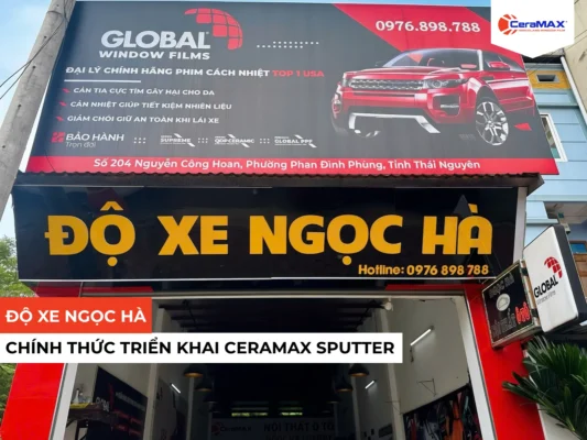 Độ xe Ngọc Hà trở thành đại lý chính thức tại CeraMAX
