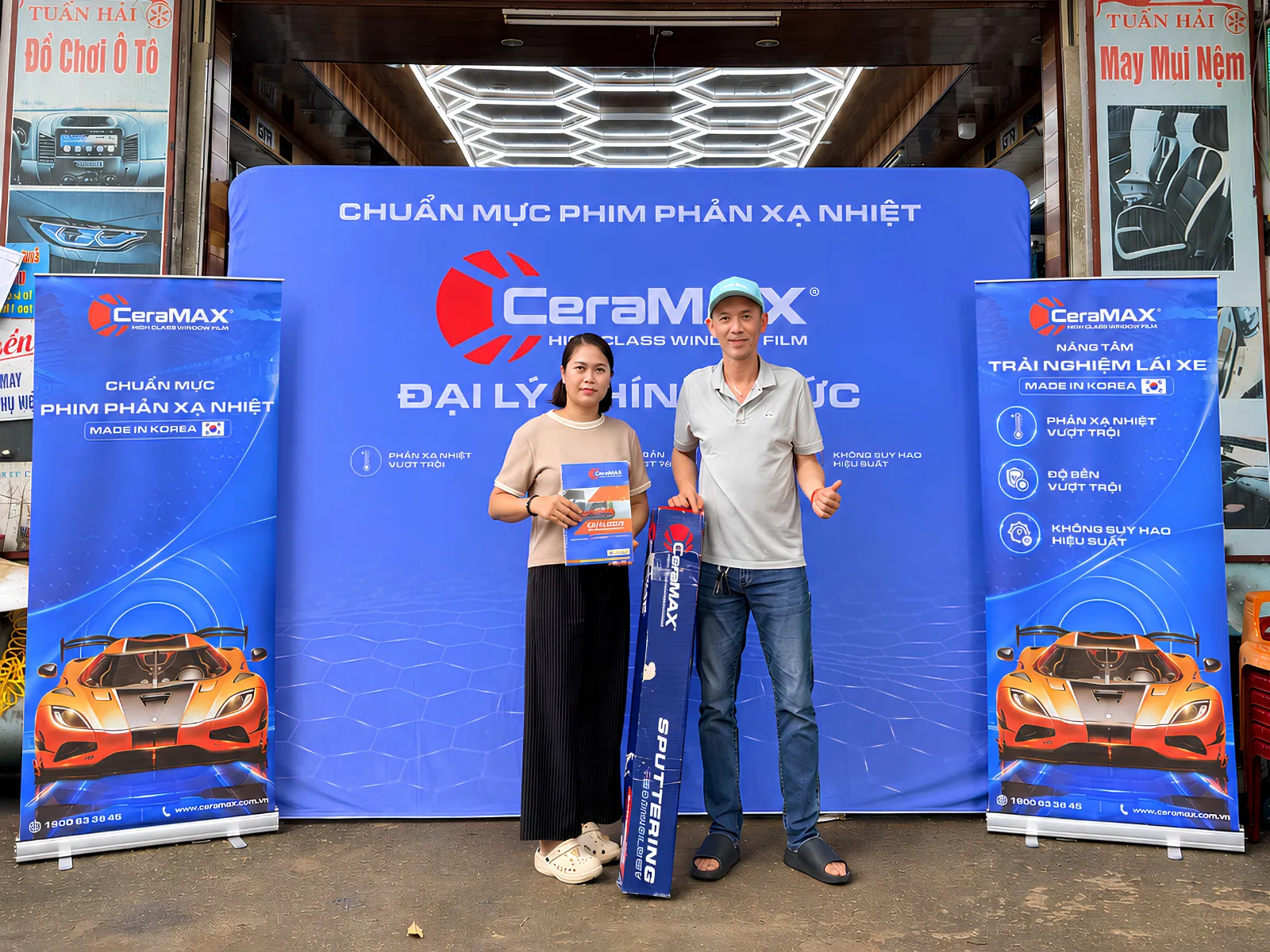 Nội Ngoại Thất Ô Tô Tuấn Hải chính thức trở thành đại lý chính của Sputter Film