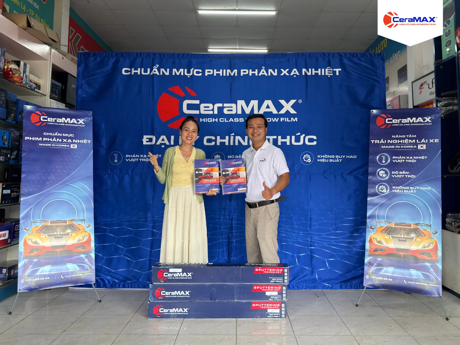 Nội Thất Ô Tô Nhất Tiến chính thức trở thành đại lý của CeraMAX