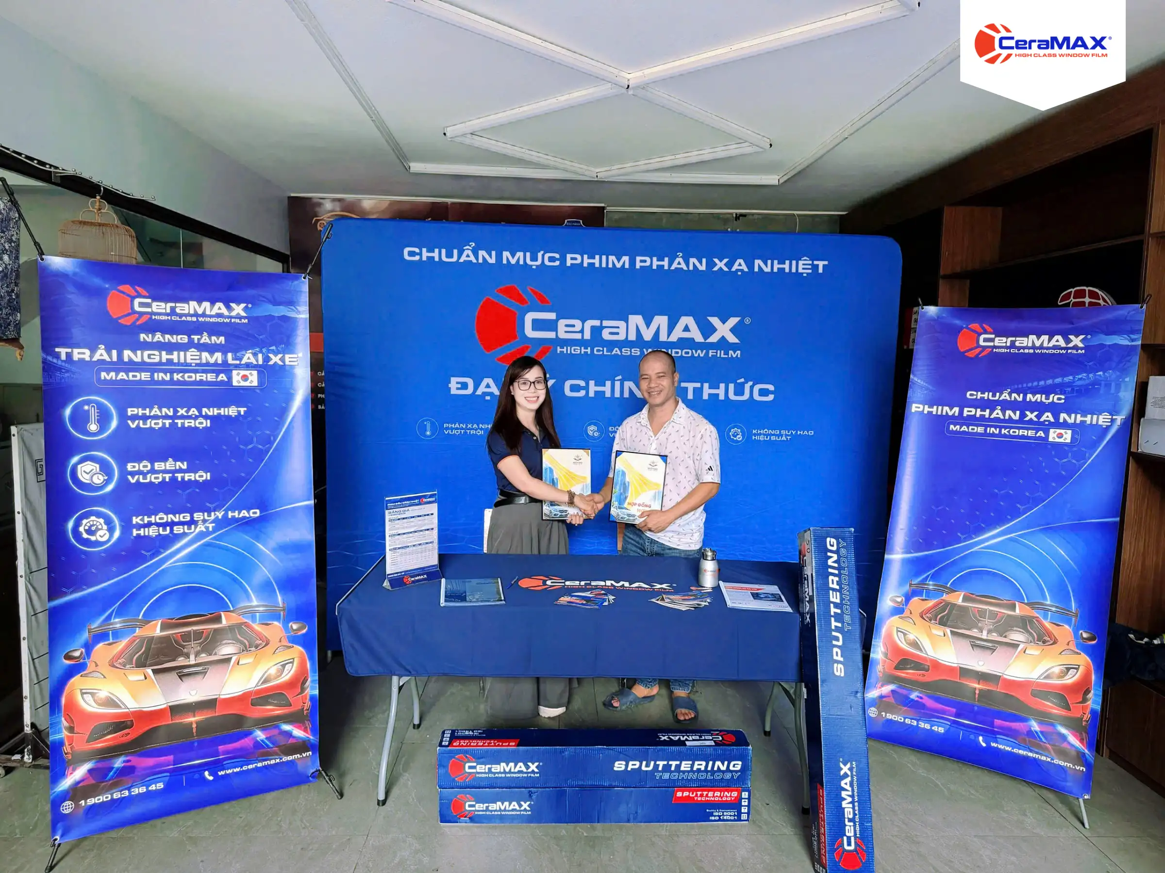 Phi Vũ Auto Chính Thức Triển Khai CeraMAX Sputter Tại Thanh Hóa