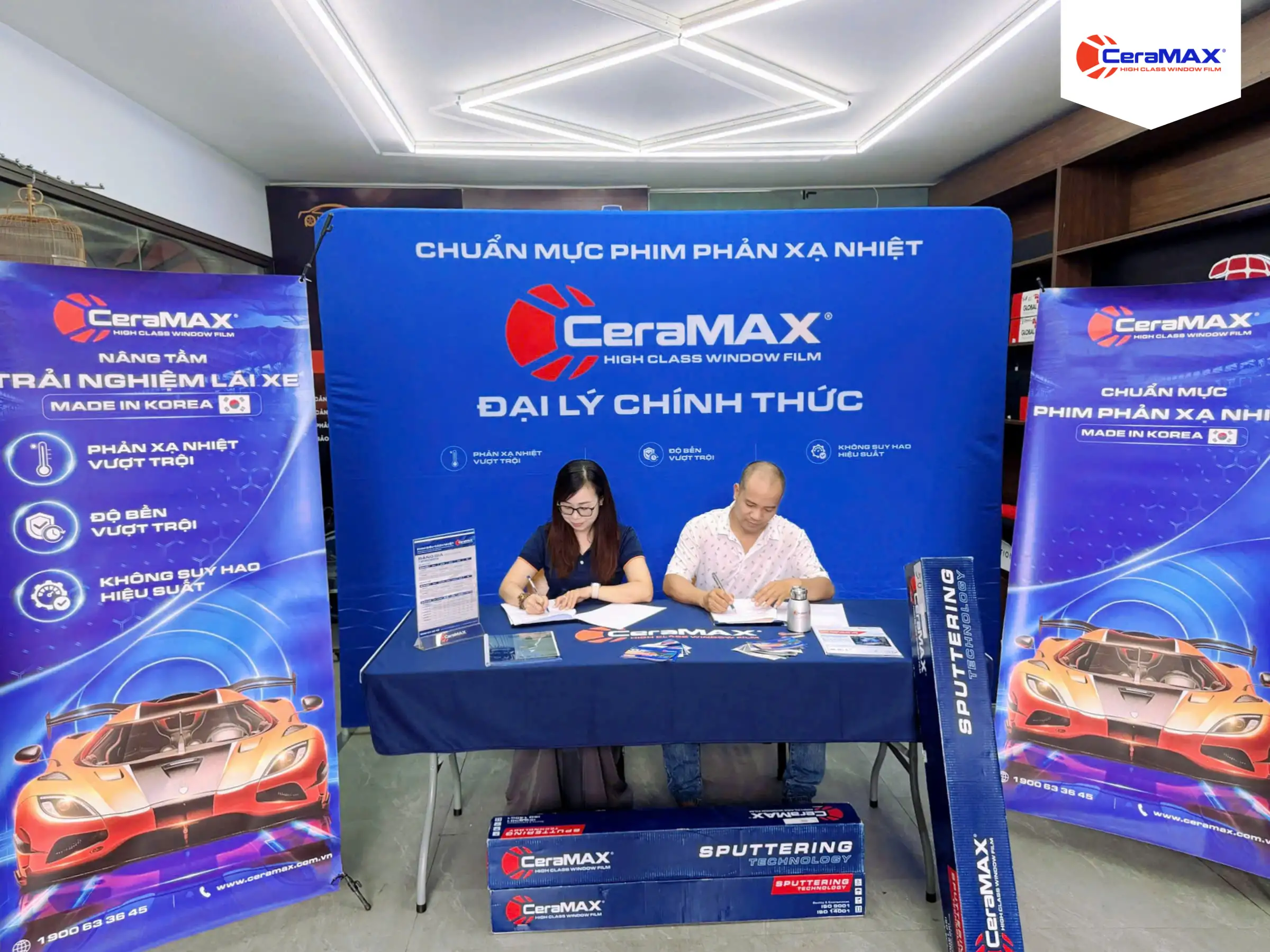 Phi Vũ Auto Chính Thức Triển Khai CeraMAX Sputter Tại Thanh Hóa