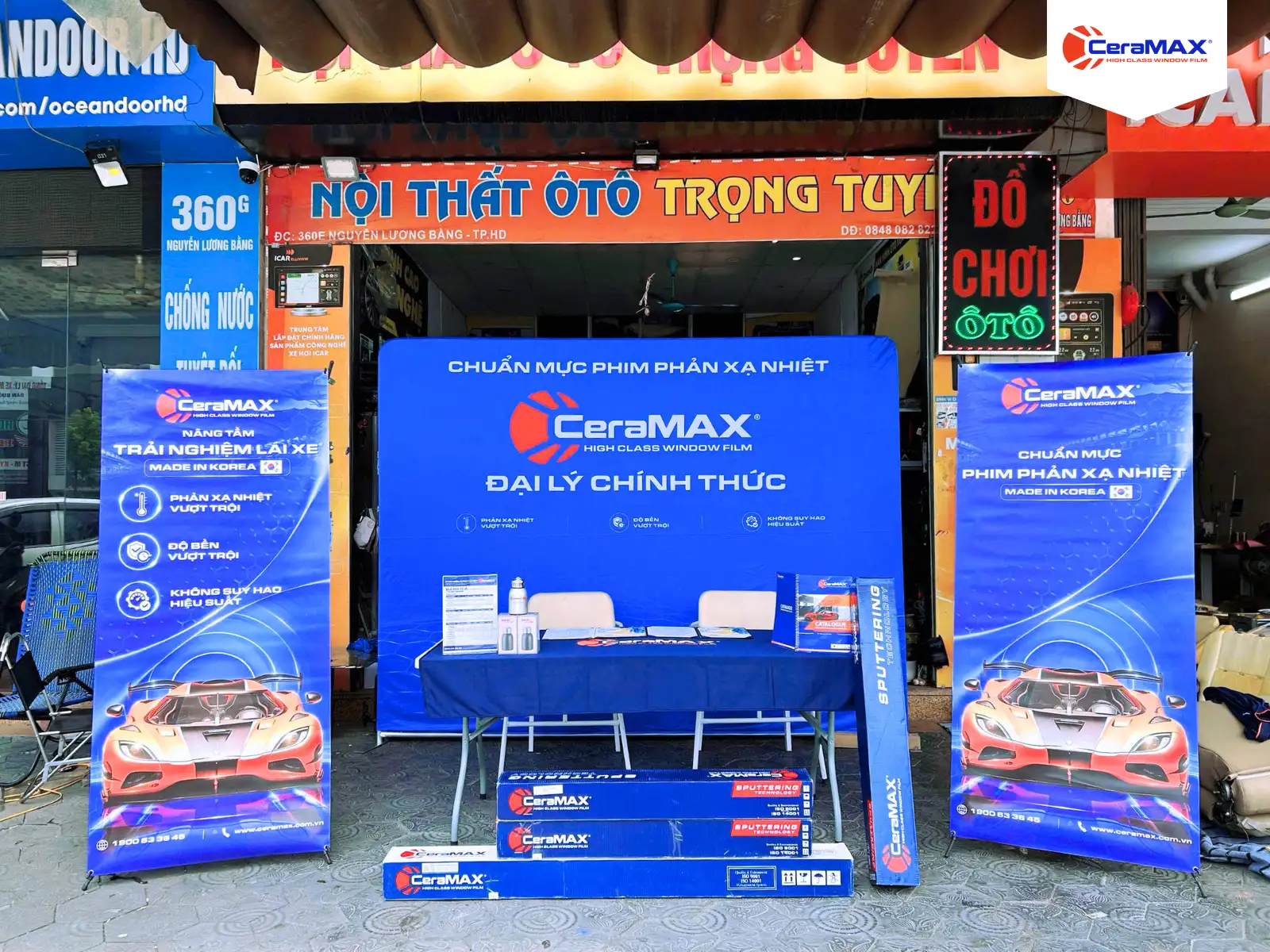 Nội thất ô tô Trọng Tuyền chính thức triển khai CeraMAX Sputter tại Hải Phòng