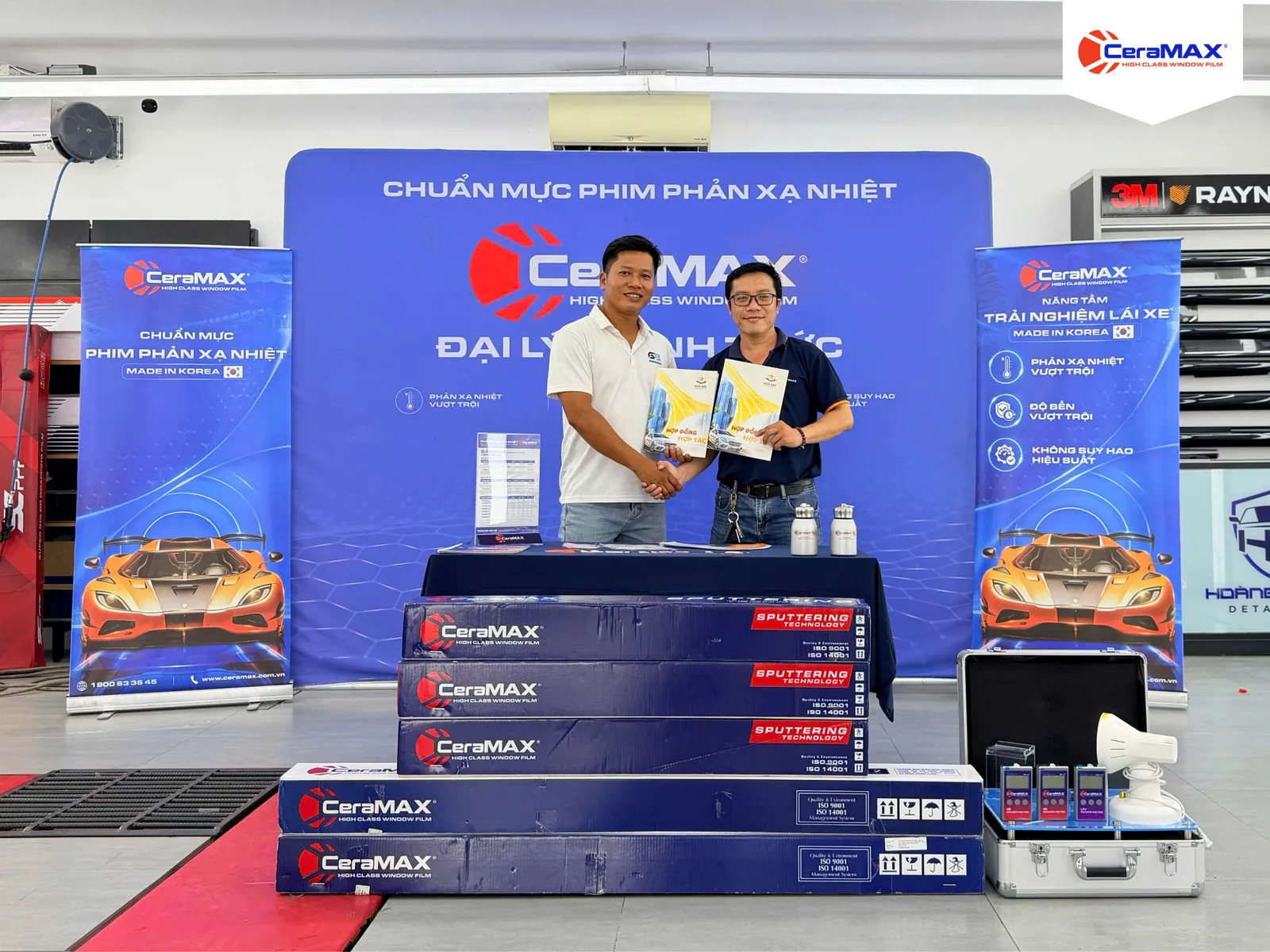 Hoàng Quân Detailing Chính Thức Triển Khai CeraMAX Sputter Tại An Giang